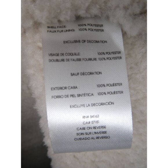 NWT Calvin Klein‎ Off White Winter Coat CW296916 - Picture 9 of 10